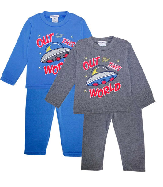 TEDDY BOOM Space Ship Crew Neck Fleece Set 0/3 - 6/9 Mths